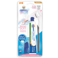 Nylabone Advanced Oral Care Puppy Dental Kit with Pillowy Soft-Bristle Toothbrush Peanut Butter 1ea