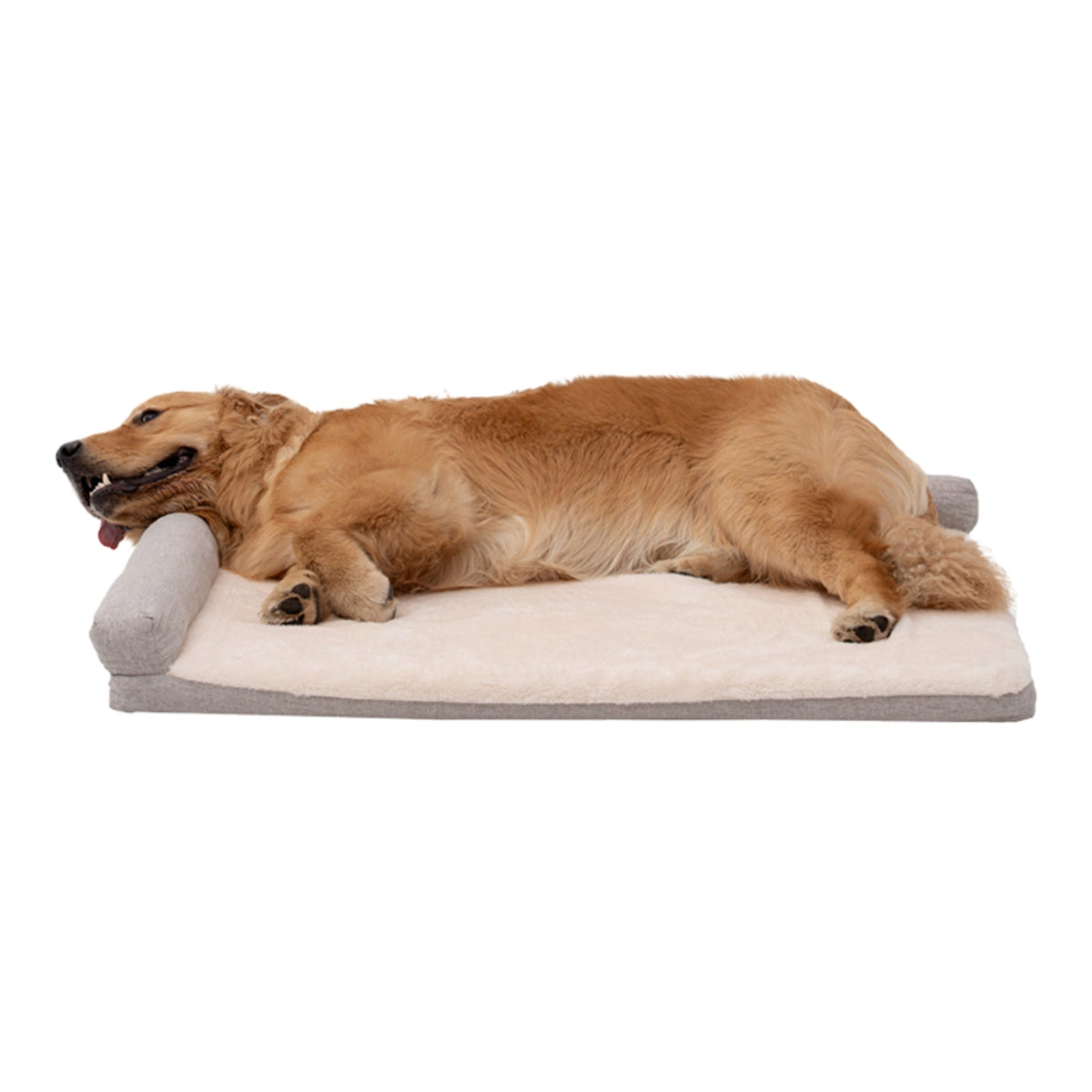 Territory Dog & Cat Khaki Lounger Bed, 40" x 32"