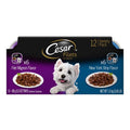 CESAR GOURMET FILETS Variety Filet Mignon & New York Strip Dog Food 3.5oz/12pk