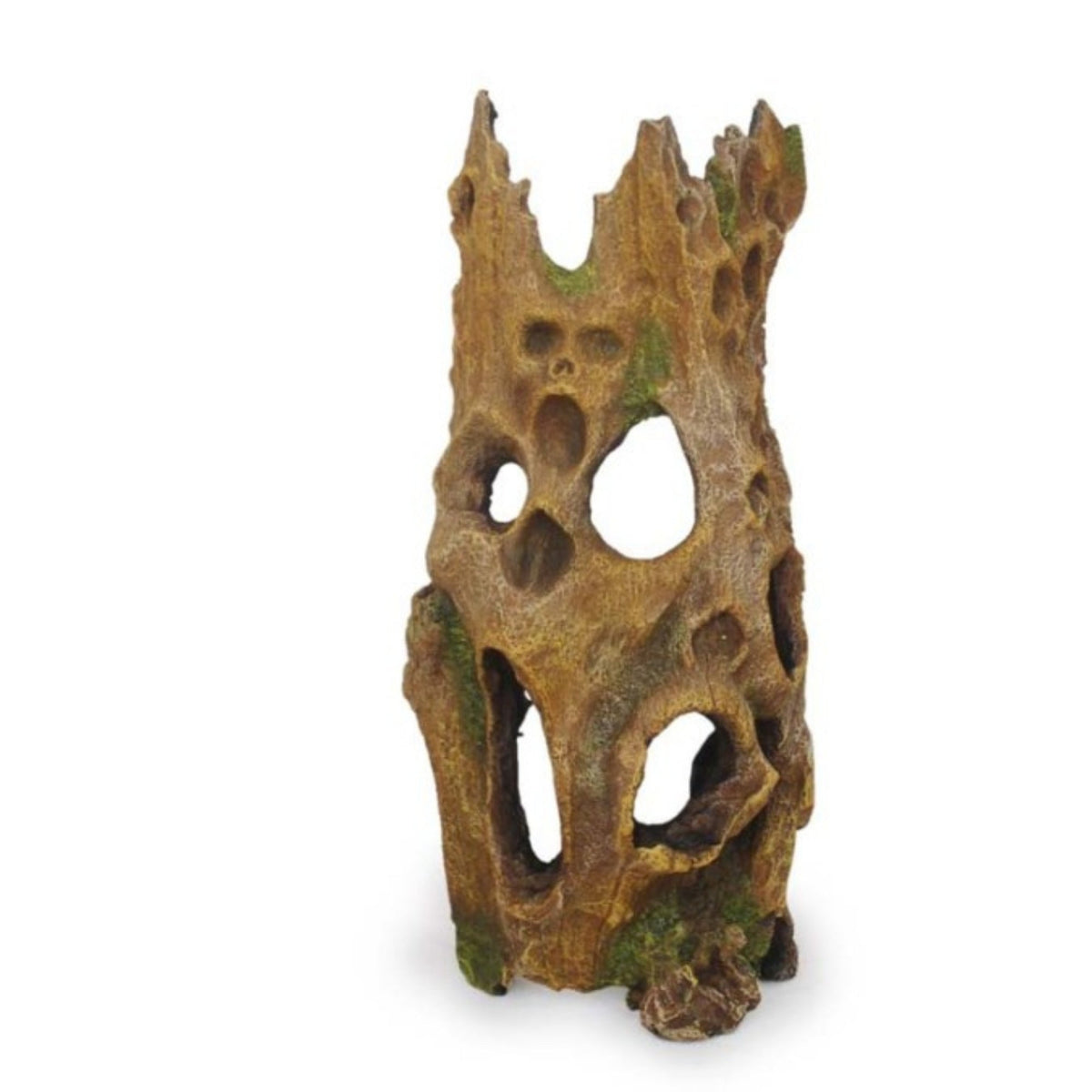 Weco Products Wecorama Sleepy Hollows Wicked Bark Terrarium Ornament Brown/Green, 1ea/LG