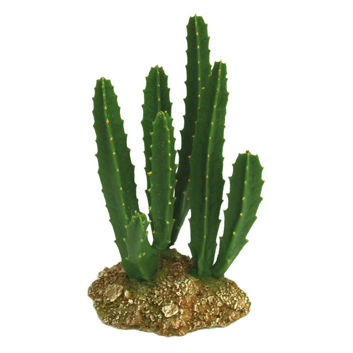 Weco Products Wecorama Badlands Zulu Cactus Terrarium Ornament Brown, Green, 1ea/Giant