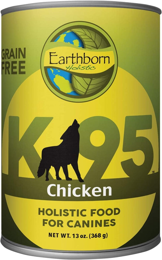 Earthborn Holistic Grain Free K95 Meat Protein Wet Dog Food Chicken 13oz