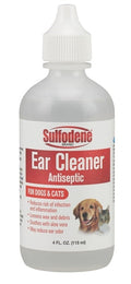 Sulfodene Brand Ear Cleaner Antiseptic for Dogs & Cats 4oz