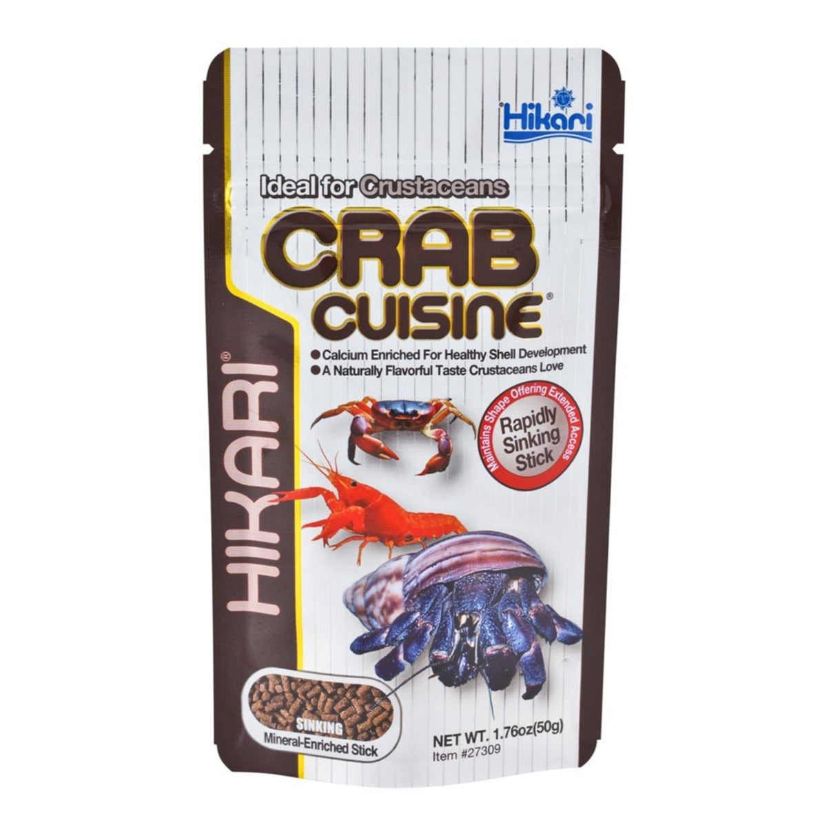 Hikari USA Crab Cuisine Sinking Hard Stick 1ea/1.76 oz