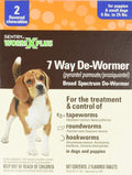 SENTRY Worm X Plus 7 Way De-Wormer Small Dog 2ct