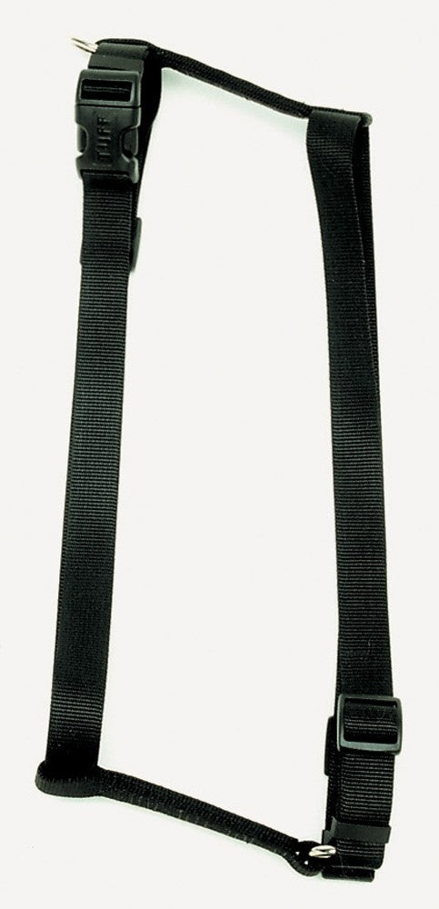 Coastal Standard Adjustable Nylon Dog Harness Black 5/8X14-24in