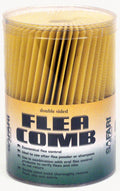 Coastal Safari Flea Combs Plastic Double Sided 100pc