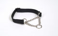 Coastal Adjustable Check Training Dog Collar Black 5/8X10-14in
