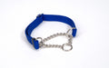 Coastal Adjustable Check Training Dog Collar Blue 5/8X10-14in