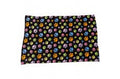 Ethical Snuggler Rainbow Pawprnt Blanket Black 40X60