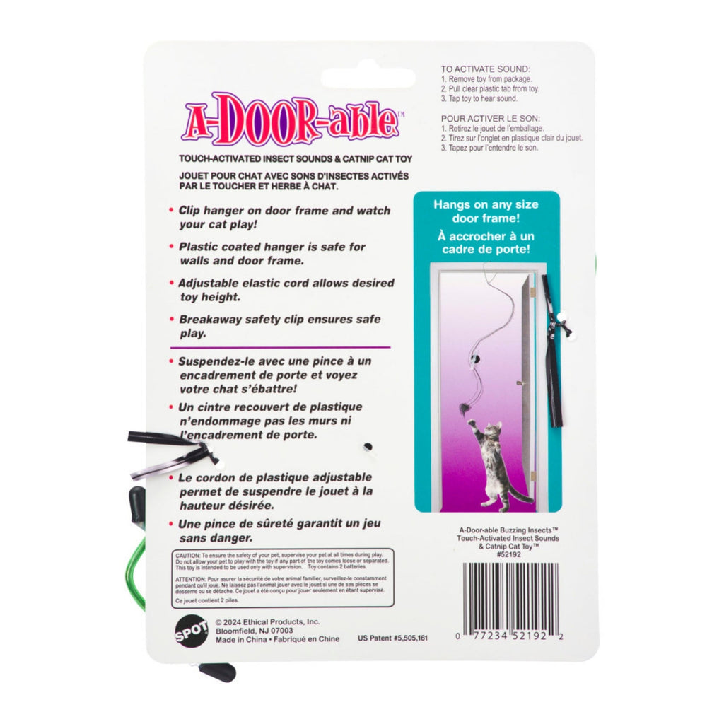 Spot Buzzing Insect A-door-able Cat Toy Assorted, 1ea/One Size