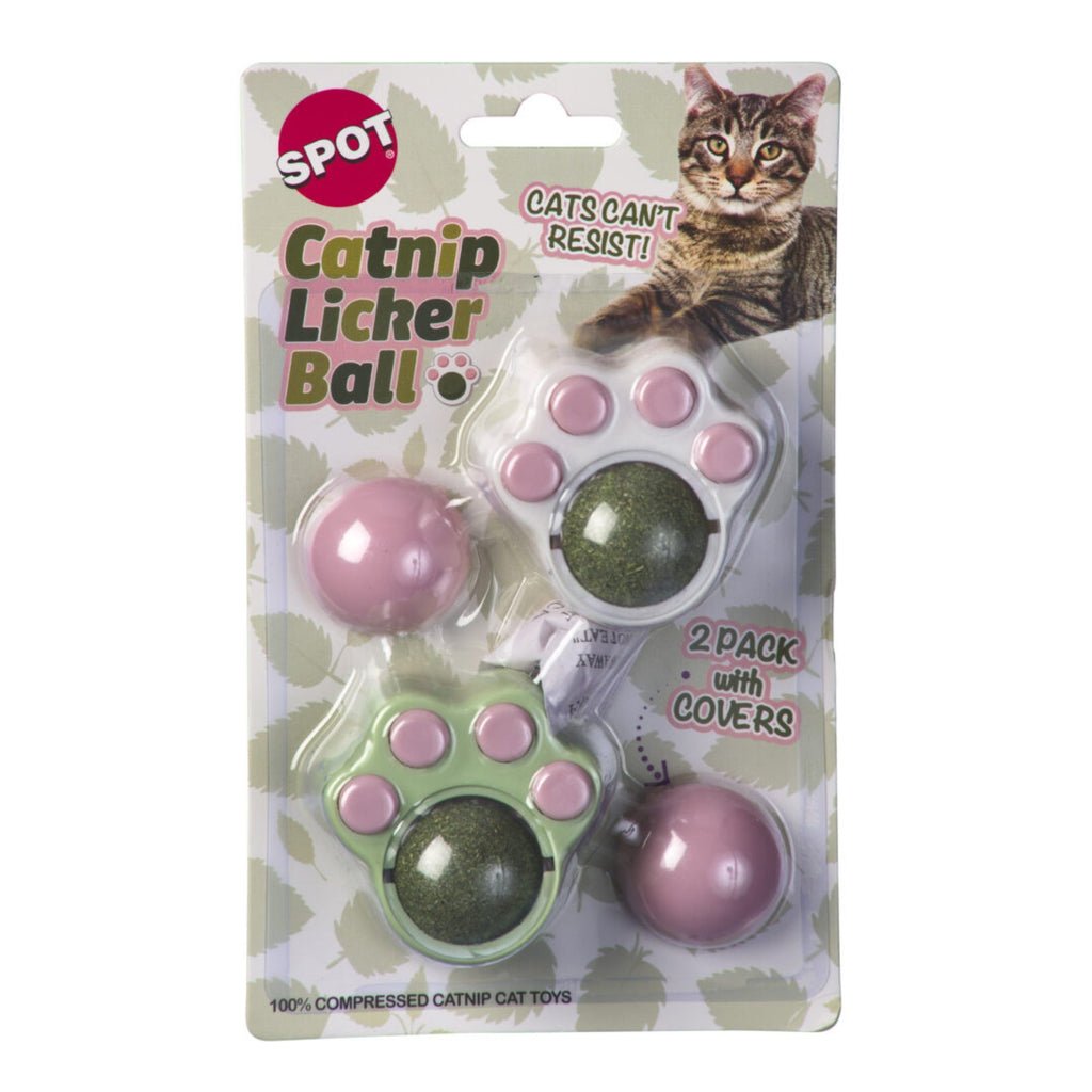Spot Catnip Licky Ball 2 Pack