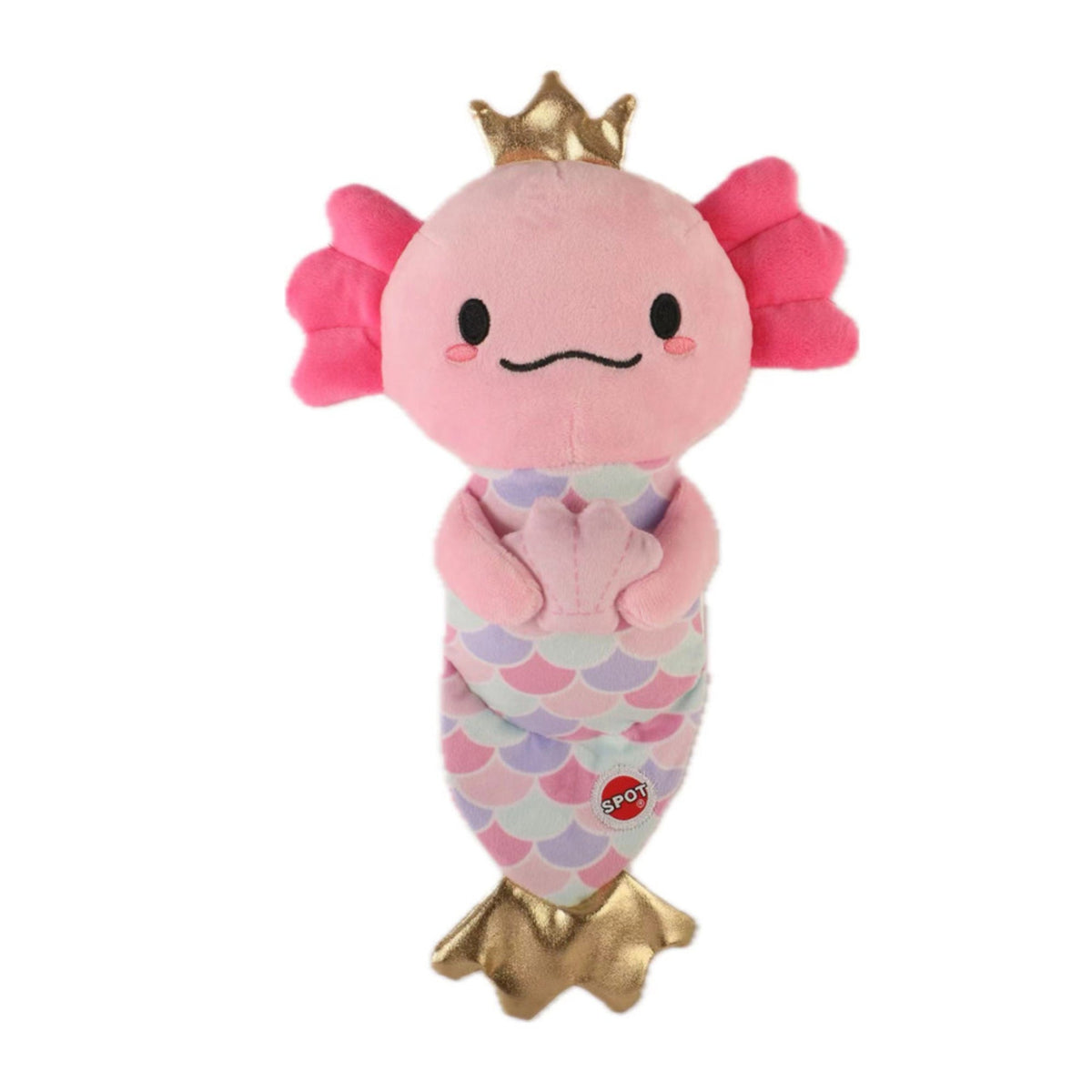 Spot Axolotl Mermaid Dog Toy 1ea/10 in
