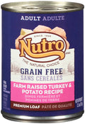 Nutro Grain Free Farm Raised Turkey And Potato Recipe Can Dog Food 12.5oz. (Case of 12)