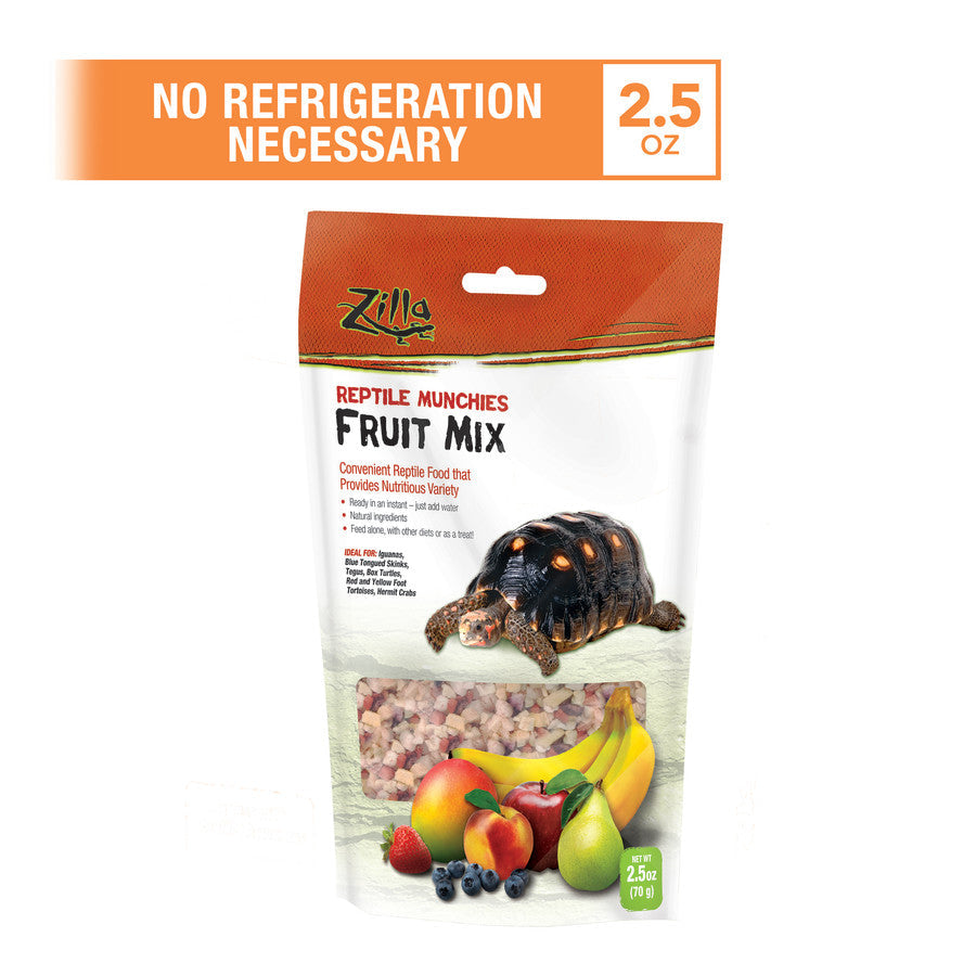 Zilla Reptile Munchies Fruit Mix Food 2.5oz