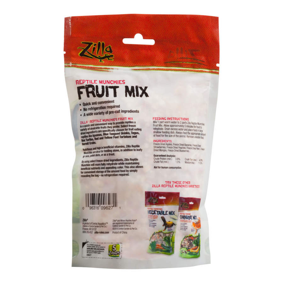 Zilla Reptile Munchies Fruit Mix Food 2.5oz