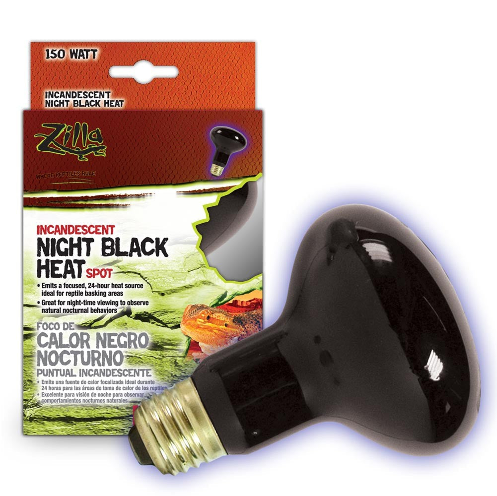 Zilla Incandescent Spot Bulbs Night Black 150 W