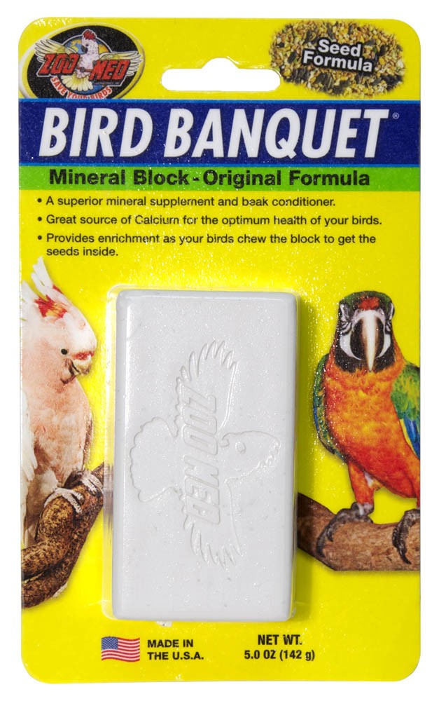 Zoo Med Bird Banquet Block Original Seed Formula Large
