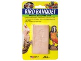 Zoo Med Bird Banquet Block Fruit Formula Large