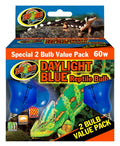Zoo Med Daylight Blue Reptile Bulb 2pk