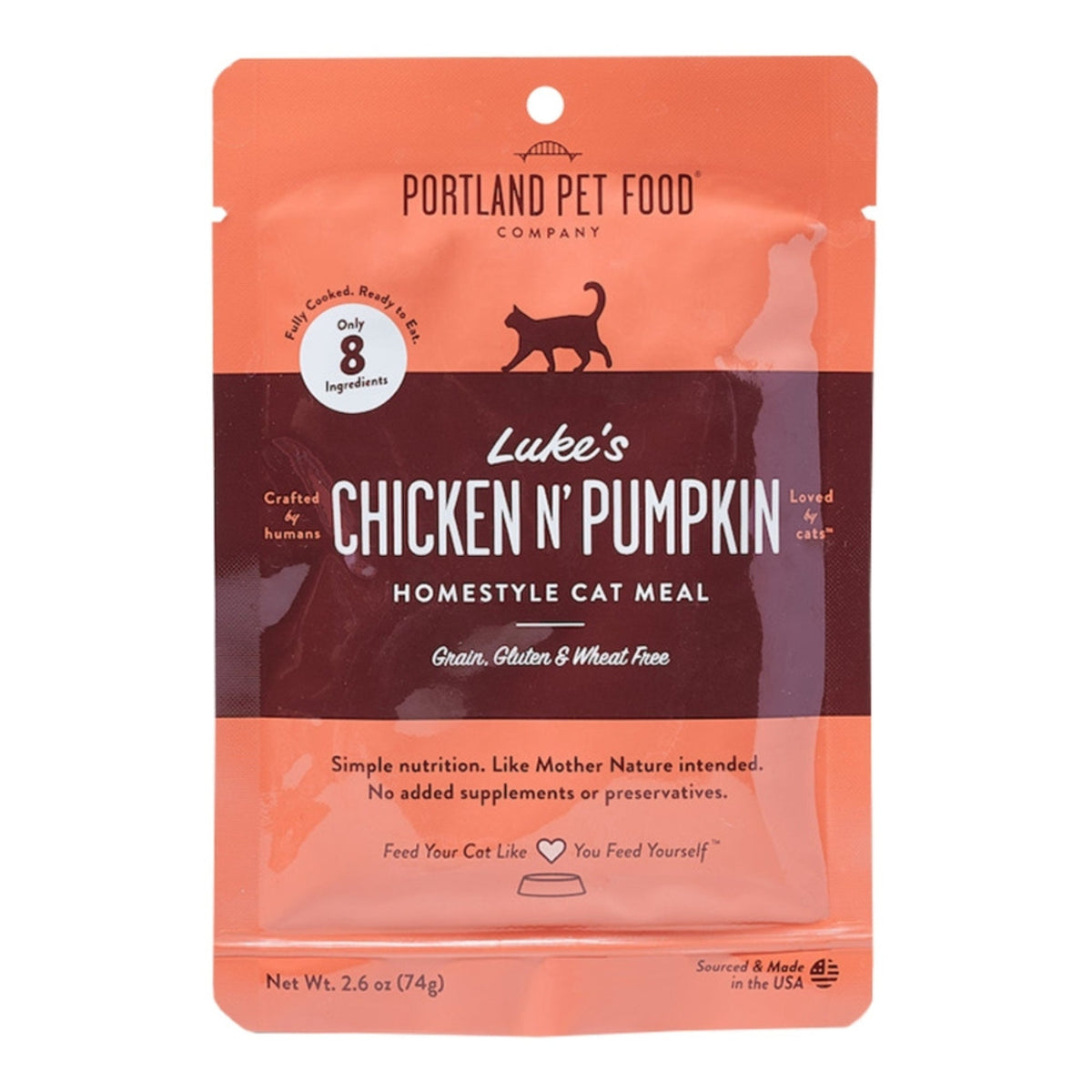 Portland Cat Grain Free Luke's Chicken N Pumpkin 2.8oz. - 12 Pack