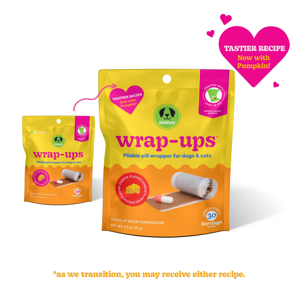Stashios Wrap-Ups Cheese 2oz.