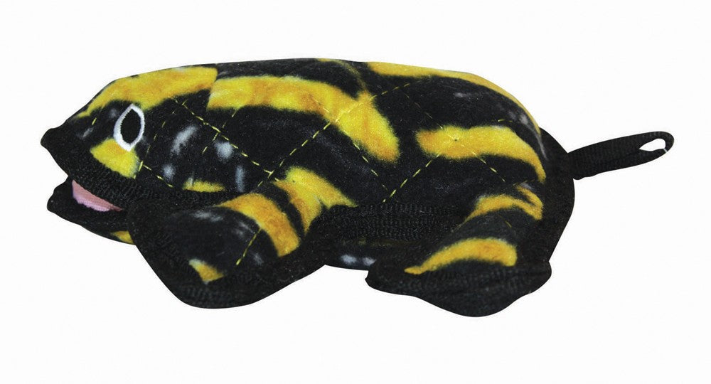 Tuffy Desert Series Dog Toy Phrog-Black & Yellow