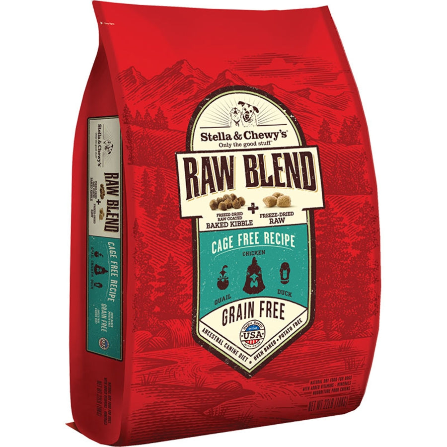 STELLA & CHEWY'S DOG RAW BLEND CAGE FREE 22LB
