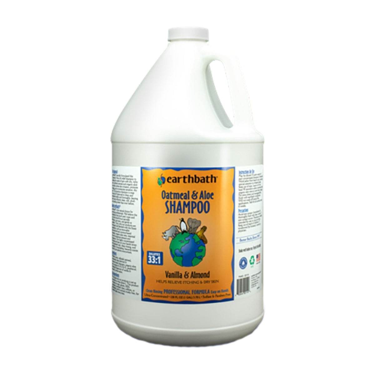 Earthbath Dog Oatmeal & Aloe Shampoo - Vanilla & Almond 1 Gallon