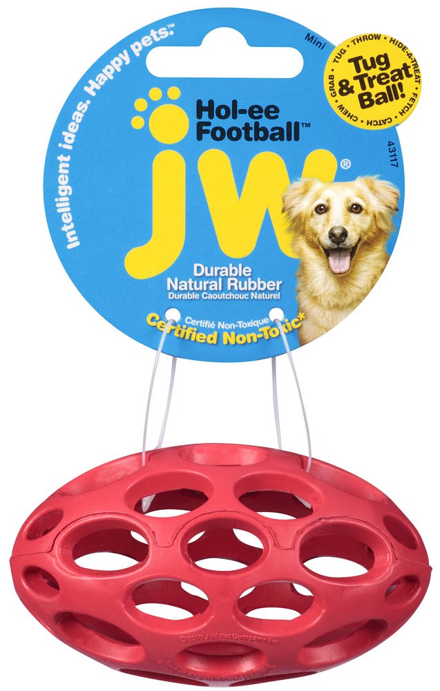 JW Hol-ee Football Dog Toy Mini