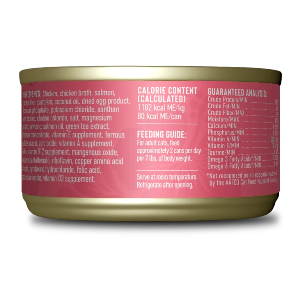 Tiki Pets Cat Silver Mousse Chicken & Salmon 2.4oz. (Case of 12)