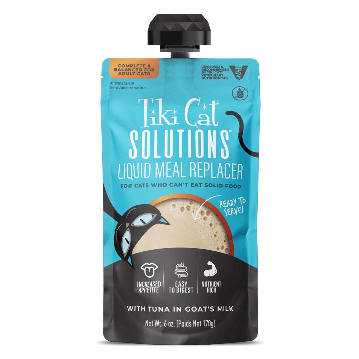 Tiki Pet Cat Solutions Meal Replacement Tuna 6oz. (Case of 6)
