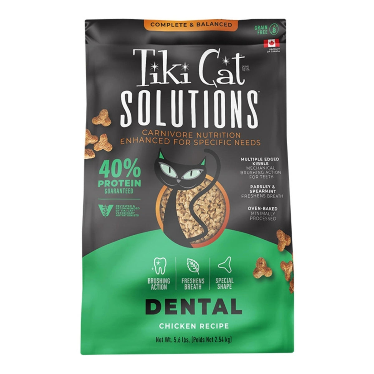 Tiki Pet Cat Solutions Dental Chicken 5.6Lb