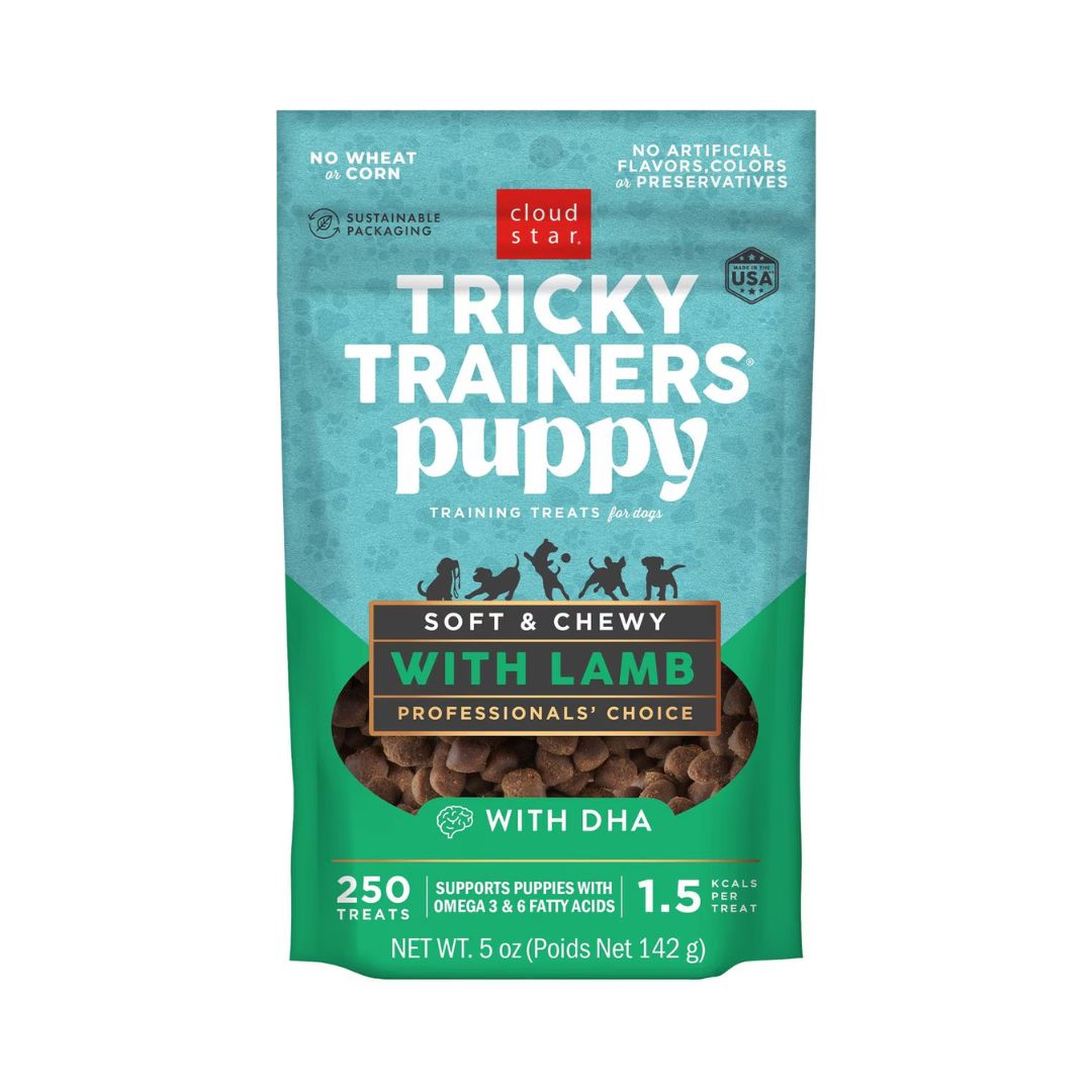 Cloud Star Dog Tricky Trainer Chewy Puppy Lamb 5Oz