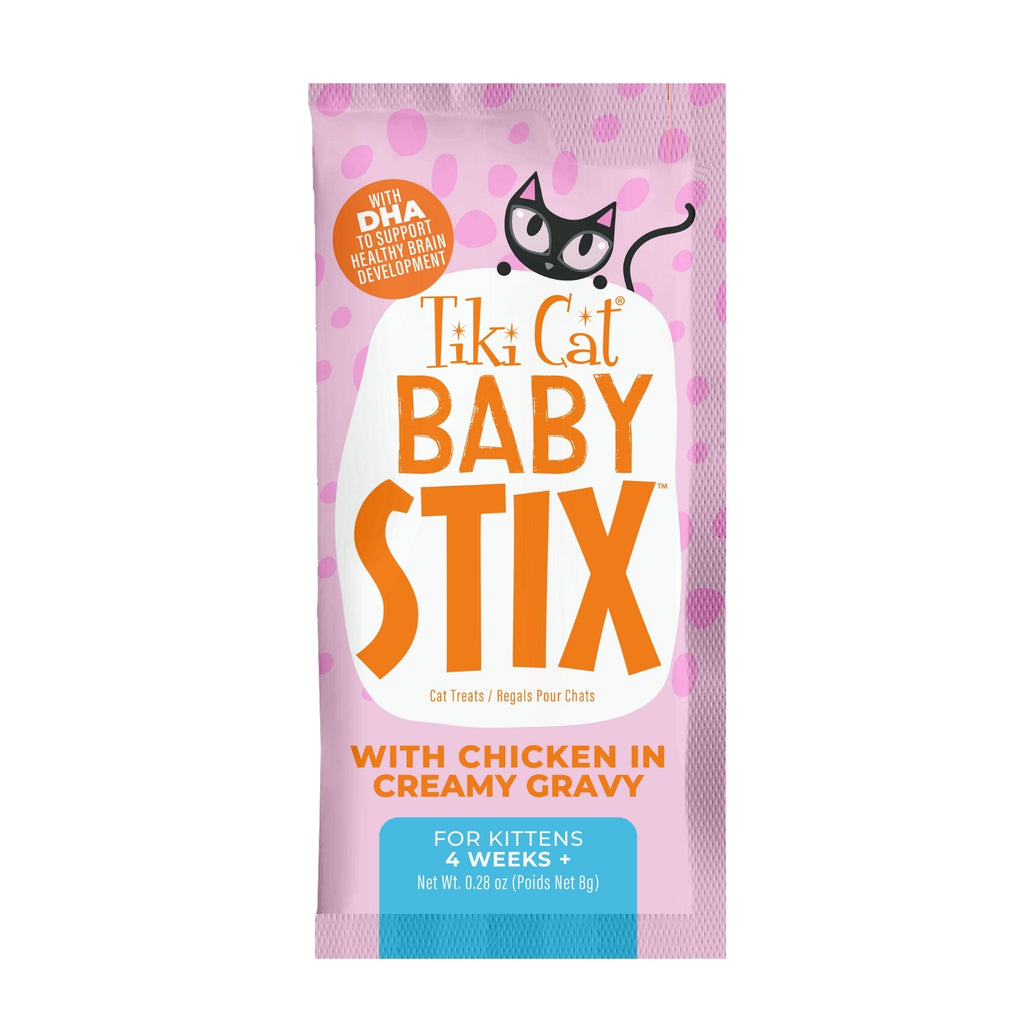 Tiki Pet Cat Stix Kitten Chicken 0.28oz. 42 Count