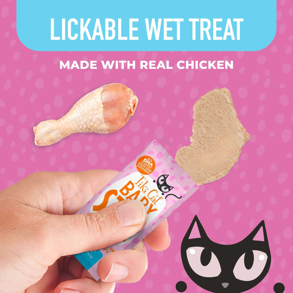 Tiki Pet Cat Stix Kitten Chicken 0.28oz. 42 Count