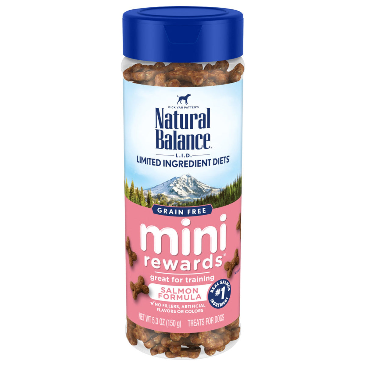 Natural Balance LID Mini Rewards Soft & Chewy Salmon Dog Treat 5.3oz