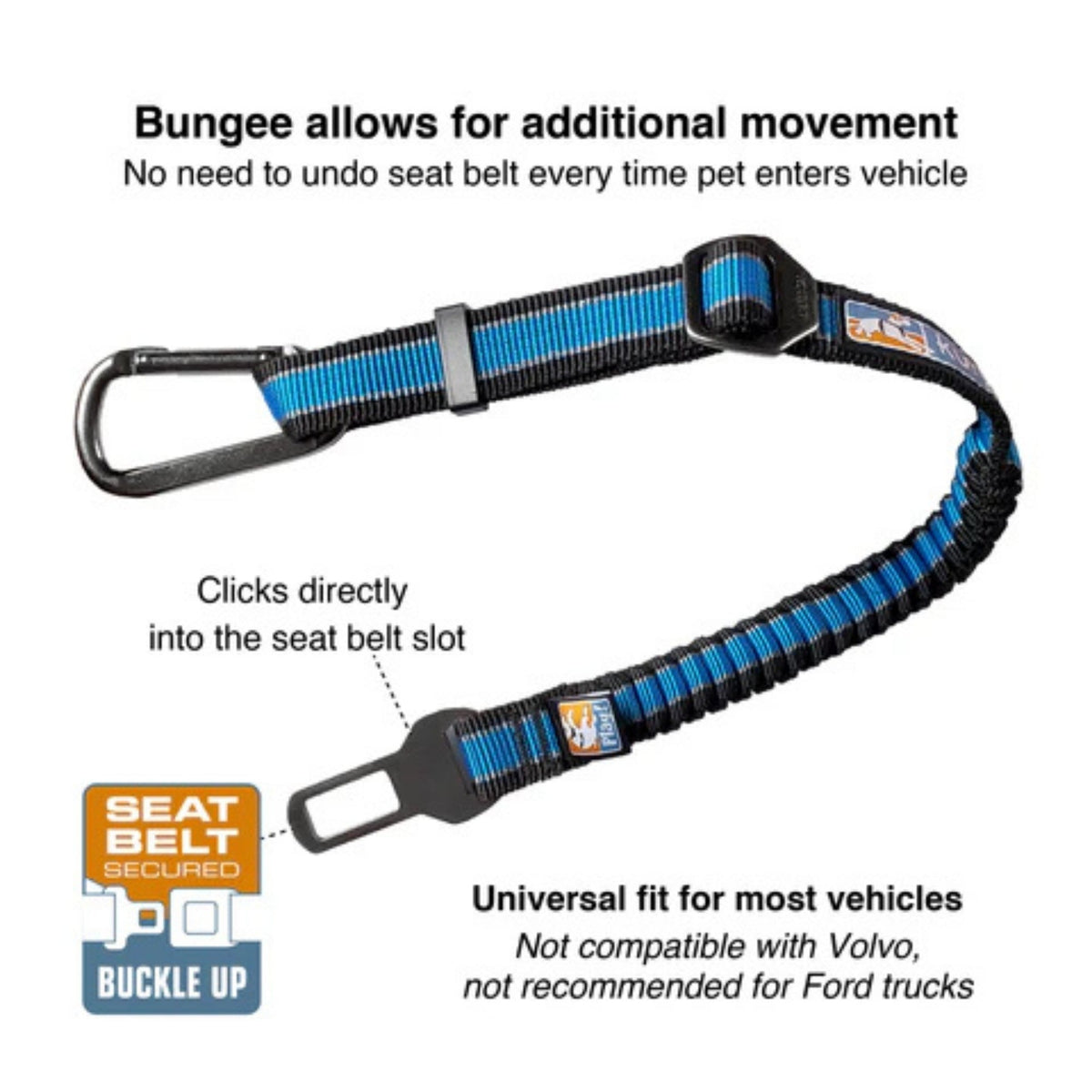 Kurgo Dog Seat Belt Bungee Tether