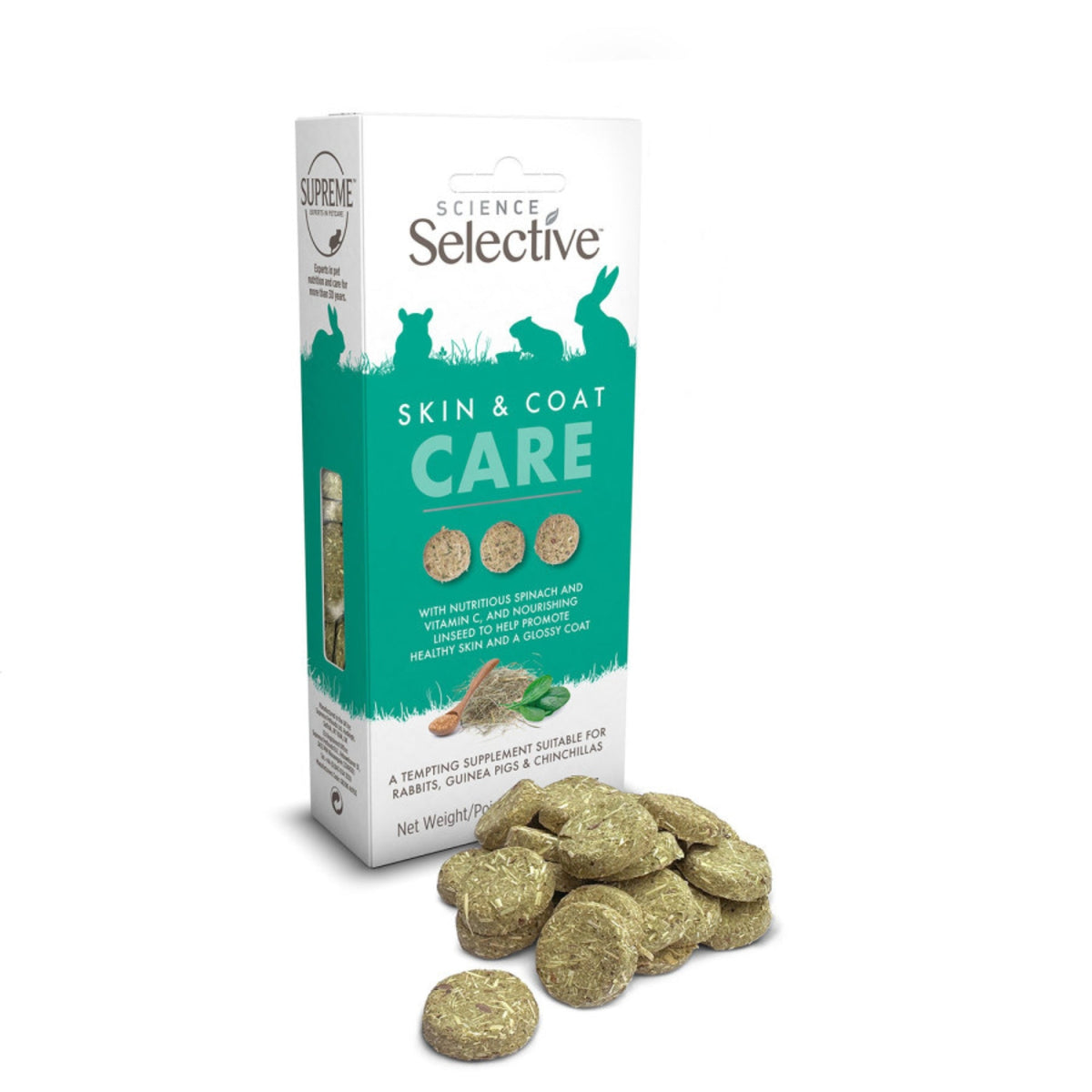 Science Selective Skin & Coat Care Small Animal Supplement 4ea/3.5 oz.