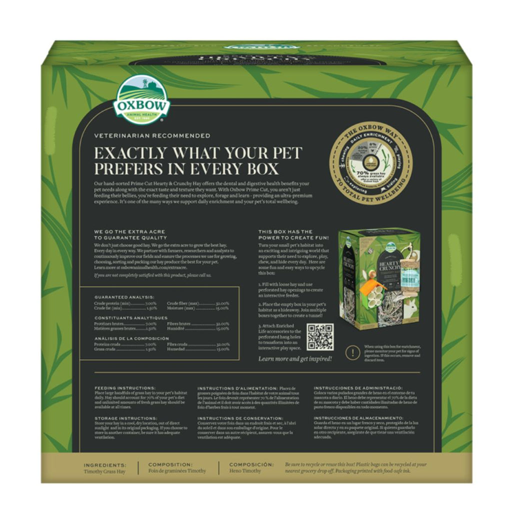 Oxbow Small Animal Prime Crunchy Timothy Hay 80oz. Default Title