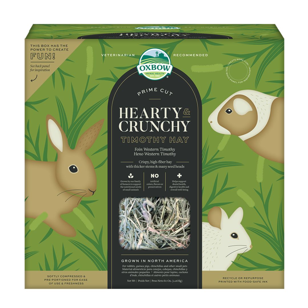Oxbow Small Animal Prime Crunchy Timothy Hay 80oz. Default Title