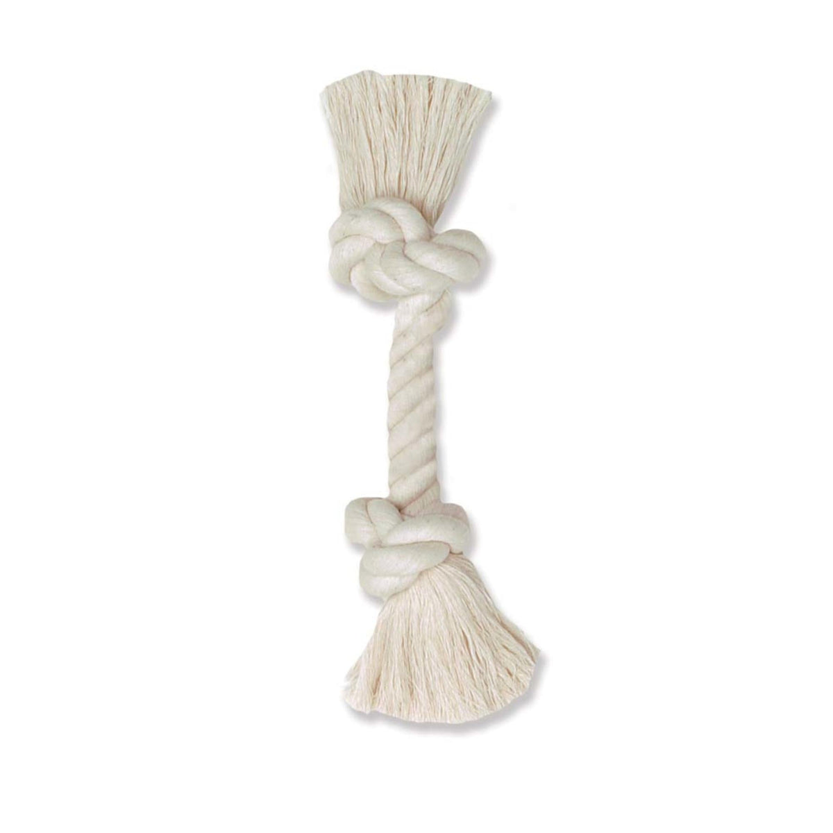 Mammoth Pet Products 100% Cotton Rope Bone Dog Toy White 1ea/16 in, XL Default Title