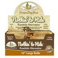 Fieldcrest Farms Nothin' to Hide Roll Dog Treat Peanut Butter 24pk/10in