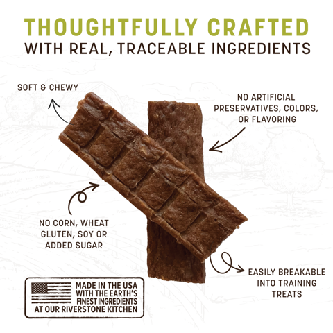 Earth Animal Dog Wisdom Air-Dried Jerky From The Soil 4 oz.
