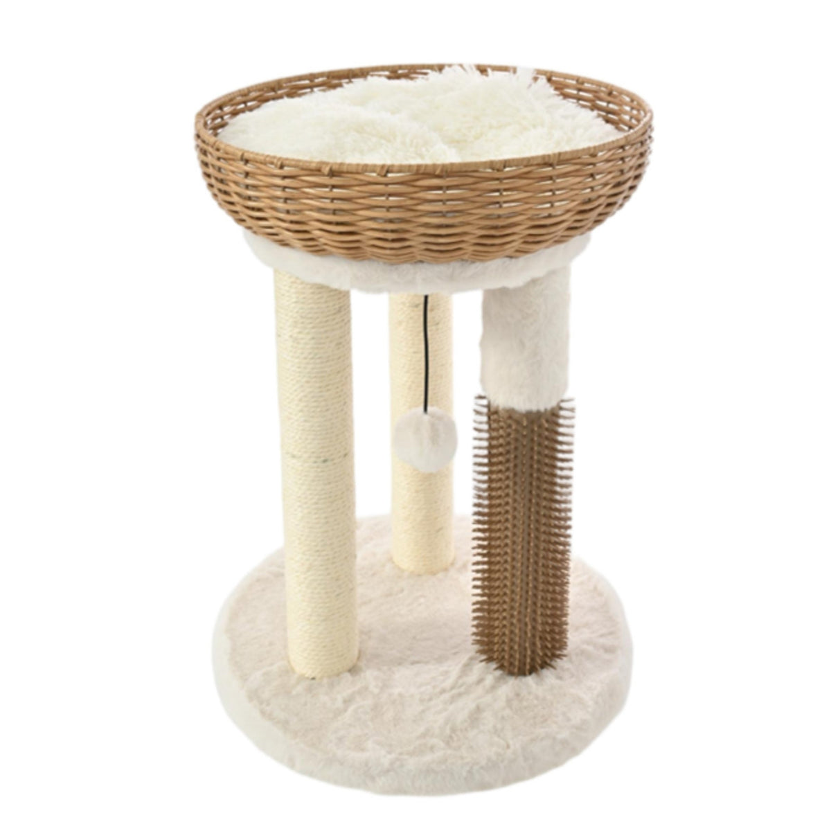 Max & Marlow Rattan Wicker Cat Tree 1ea/18 in.