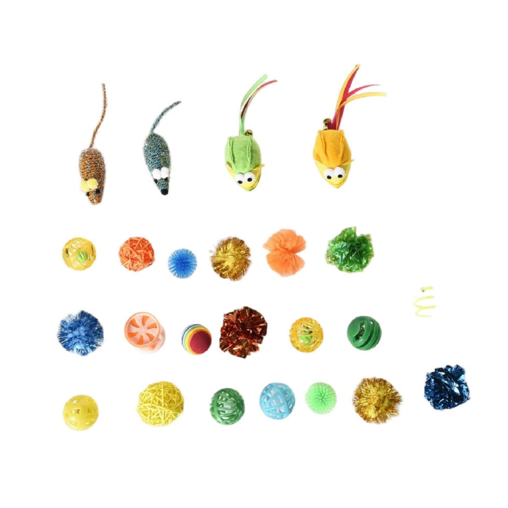 Max & Marlow Cat Toys Value Pack Assorted 1ea/24 pk