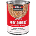 Koha Dog Grain Free Shredded Beef 12.5oz. (Case of 12)
