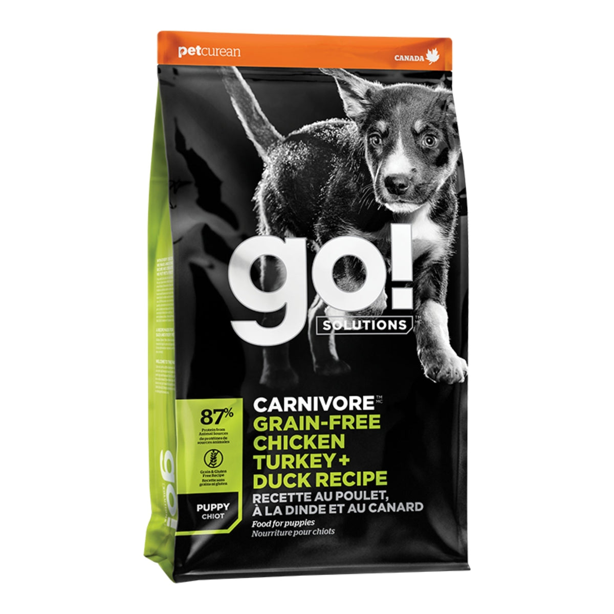 Go! Dog Carnivore Grain Free Puppy Chicken, Turkey & Duck 22Lb