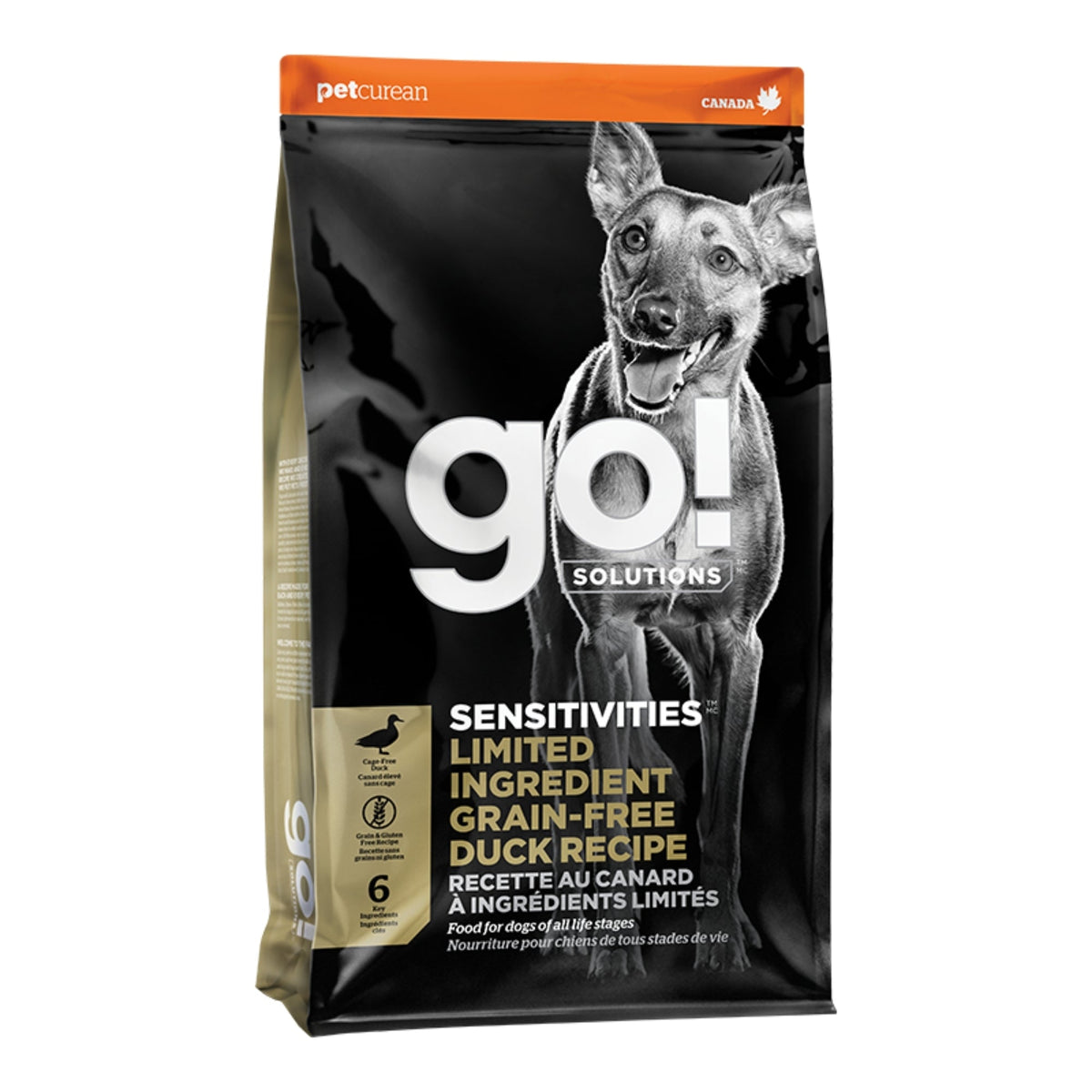 Go! Dog Sensitivities Limited Ingredient Grain Free Duck 22Lb