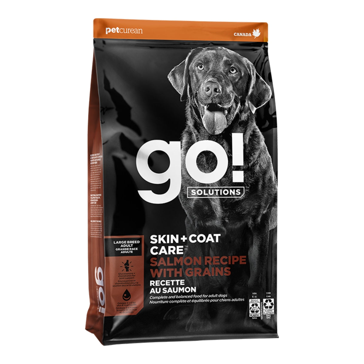 Go! Dog Skin & Coat Care Adult Large Breed Salmon With Grain 25Lb